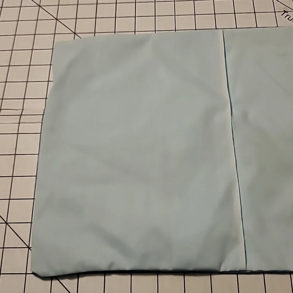Vintage Light Blue with Ribbon Pillow‎ Cover Preloved